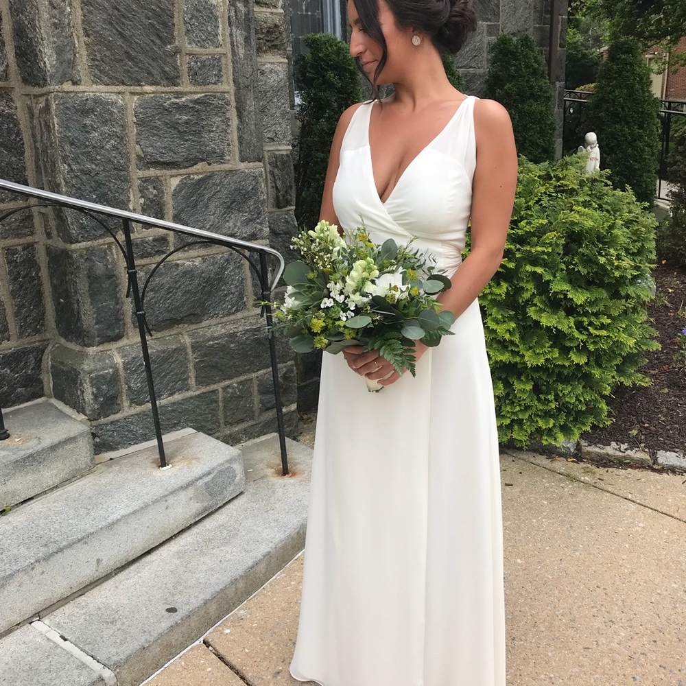 Joanna August Long bridesmaids gown